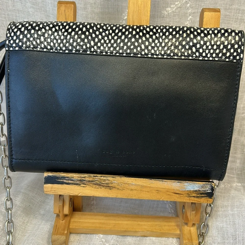 NWT Rag and Bone leather chain pocketbook bag